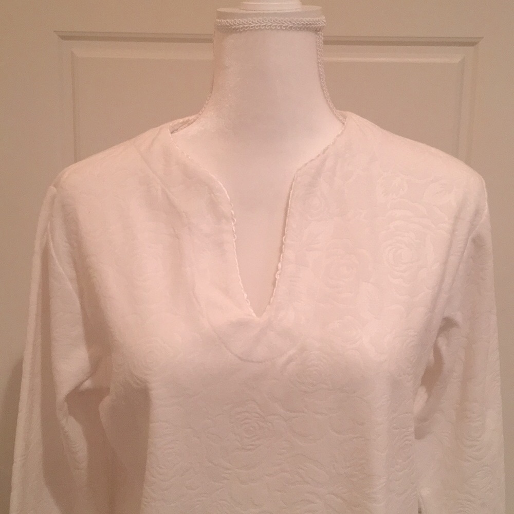 NWOT luxury Carol Hochman floral nightgown